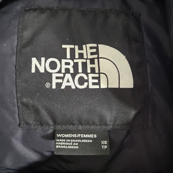 The North Face 1996 Retro Nuptse 700 Down Puffer Jacket Black Women’s Sz XS - Picture 10 of 12